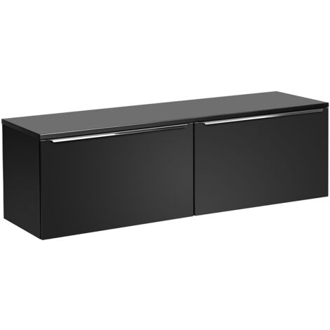 Meuble sous-vasque 160cm Éros Noir (1/5)