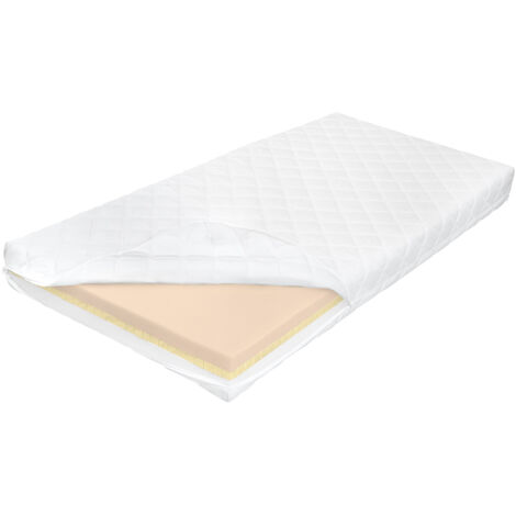Matelas 90x190 mémoire de forme 14 cm Noah Blanc (1/5)