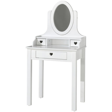 Coiffeuse Vipack Amori - Blanc (1/3)