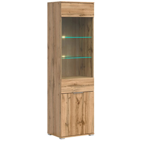 Vitrine 2 portes Selma Bois (1/4)
