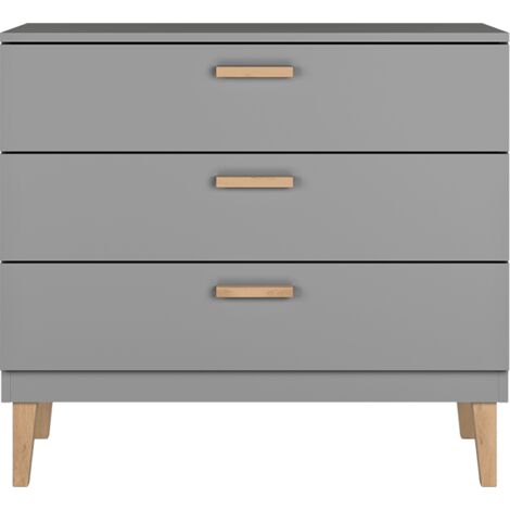 Commode 3 tiroirs Kocot Kids Kubi - Gris (1/4)