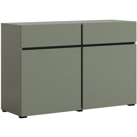 Buffet 2 portes 2 tiroirs Lilia Vert (1/5)
