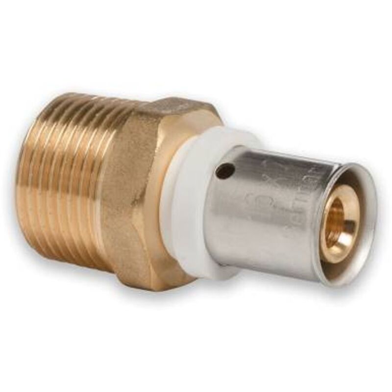 Pipetec Pressfitting Übergang Kupplung 16x2 mm 1/2 AG TH Kontur Alu Verbundrohr Pipetec Pressfitting Übergang Kupplung 16x2 mm 1/2 AG TH Kontur Alu Verbundrohr