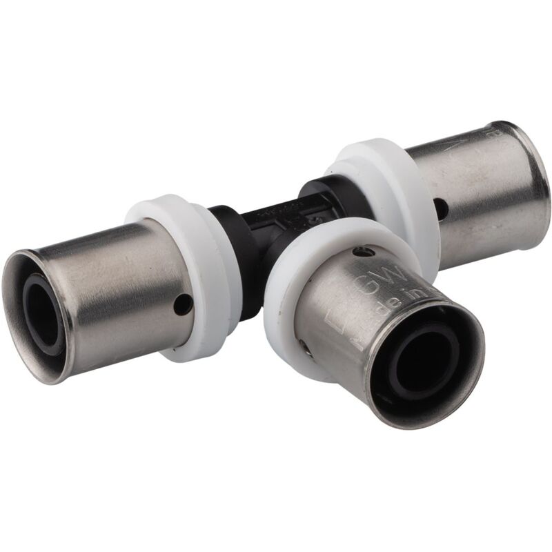 EasyPRESS Pressfitting T-Stück DVGW – TH-Kontur, Für Mehrschichtverbundrohr, 16-32 Mm, Für Trinkwasser Und Heizung