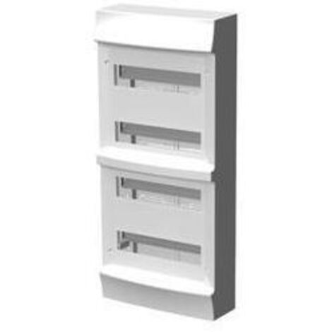 Striebel & John Stromkreisverteiler M41W448N3 Aufputz 4x12 Platzeinheiten ohne Tür