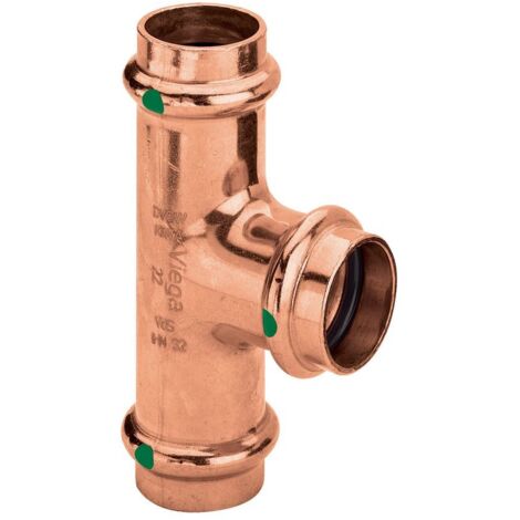 Viega T-Stück mit SC Profipress 2418 in 35x35x22mm Kupfer