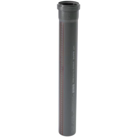 Ostendorf 173030 HTSafe Rohr Abflussrohr DN 75 x 750 mm grau Kunststoffrohr
