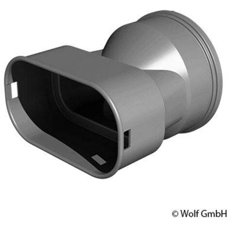 Wolf Adapter Flachkanal 50x100mm zum Anschluss an Luftverteiler