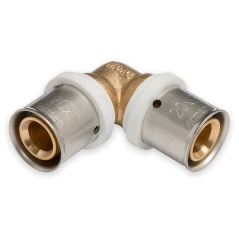 Sanpro 3x Pressfitting 90° Winkel - Messing Fitting Größe 16x2 Für Heizung & Wasser