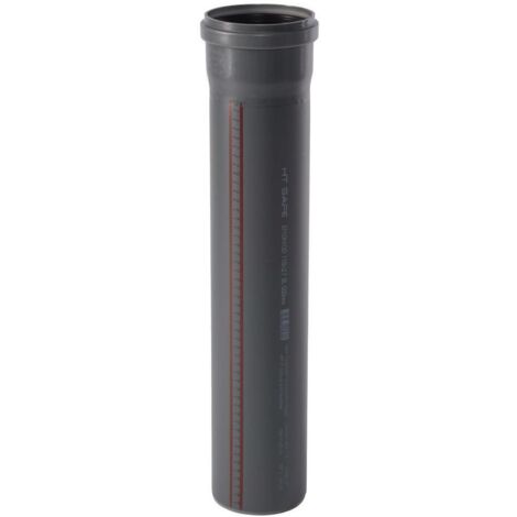 Ostendorf 175030 HTSafe Rohr Abflussrohr DN 110 x 750 mm grau Kunststoffrohr