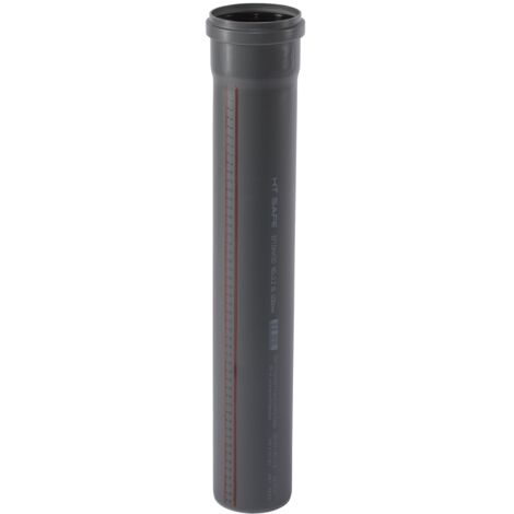 Ostendorf 174050 HTSafe Rohr Abflussrohr DN 90 x 1500 mm grau Kunststoffrohr