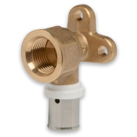 Pipetec Wandwinkel Schraubfitting – 16x2 Mm, 1/2 Zoll, DVGW, Für Aluverbundrohr, Schallschutz