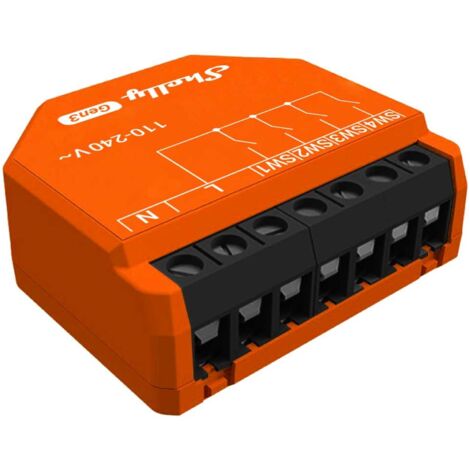 Shelly i4 Gen3 Unterputz Szenenaktivierer + Shelly Wall Switch 4 / Wandtaster 4-fach