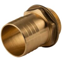 Messing Gewinde-Fitting Schlauchanschluss1 1/2" AG (DN 40) Länge 50 mm - schwere Ausführung