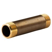 Messing Gewinde-Fitting Distanz Doppelnippel 3/4"-3/4" L= 100 mm, schwere Ausführung