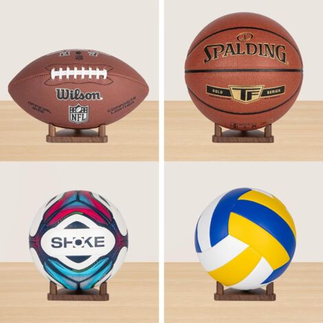 OMABETA Support Mural De Ballon De Basket En Fer, Range Balle De Sport Mural, Porte-balle Mural