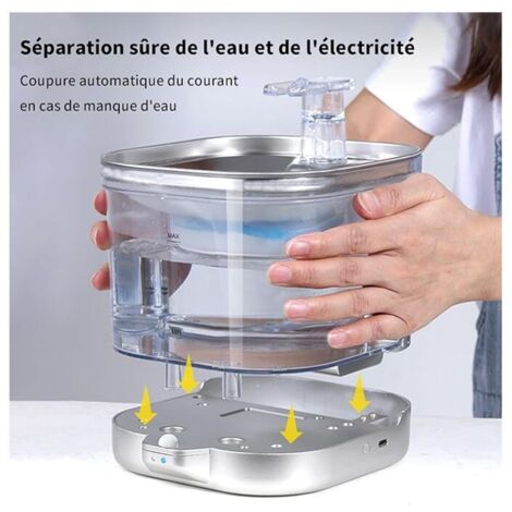 Pompe À Eau De Fontaine Alimentée Par Panneau Solaire Flottant De Jardin De Avec 7 Buses