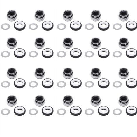 Lauwexe – Lot de 20 joints mécaniques en caoutchouc 12mm – Résistants aux hautes températures – Pour pompes à eau – Modèle 301-12 - 20pcs