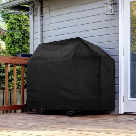 Housse Barbecue Extérieur Bâche de Protection BBQ Imperméable Couverture de Gril pour Anti-UV Anti-poussière Anti-Humidité (145cm x 61cm x 117cm)