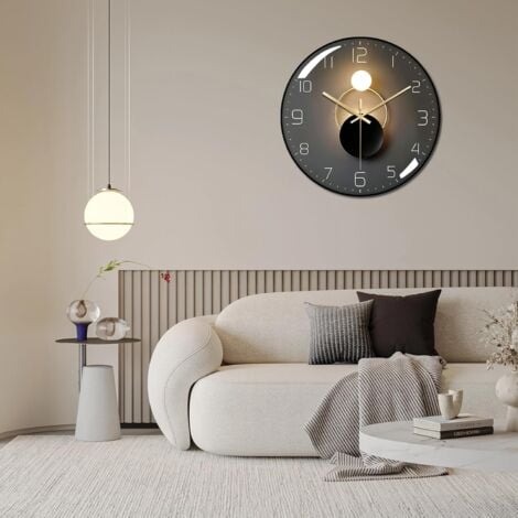 DWVTSLH Horloge Murale Moderne Silencieuse Sans Tic-tac