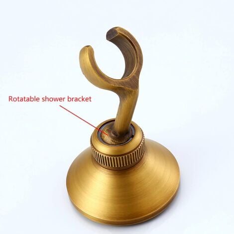 Kit Douchette WC pour Toilette, Bidet Pulvérisateur en Laiton Pulvérisateur de Bidet à Main Mural Toilette Bidet Spray avec Tuyau et Support pour Salle de Bain,Antique Bronze
