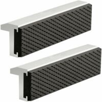 Jeu De Mors De Protection BGS Pour Étau - 8 Pièces Aluminium, 125mm - Aimants Intégrés