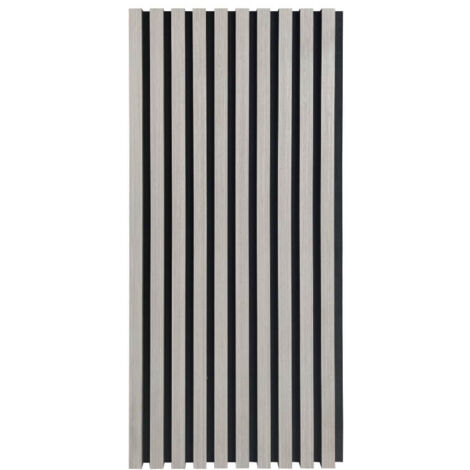HOME DELUXE - Panneau acoustique SONIC - 80 x 40 cm  Couleur : Grey Oak, Quantité : 12