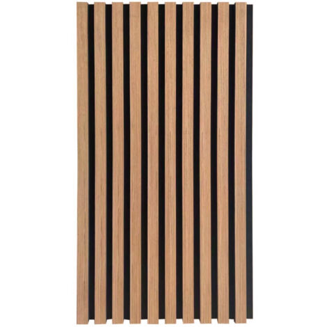 Home Deluxe – Panneau acoustique mural insonorisant 80 x 40,5 cm – Feutre polyester – Couleur chêne huilé – Set de 3 pièces pour studio et bureau