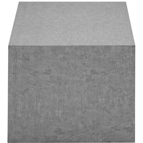 HOME DELUXE - Table basse en marbre AMIRI L Couleur : Gris, Dimension : 95 x 40 x 50 cm (1/5)
