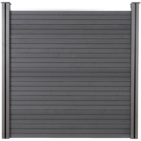 Home Deluxe Clôture pare-vue WPC CALLADO - 1 x élément + 2 x poteaux (1/5)