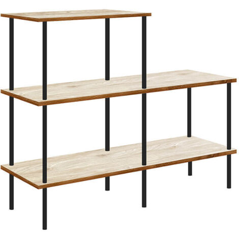 Home Deluxe - Étagère INDU Couleur Light Oak, Dimension 140 x 35 x 110 (1/5)