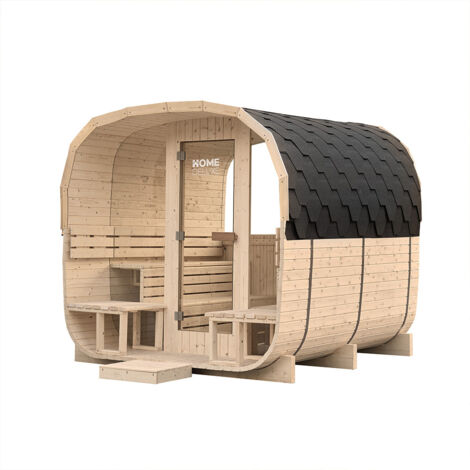 Home Deluxe Sauna de jardin HYGGE DELUXE - Dimensions : environ 230 cm x 220 cm