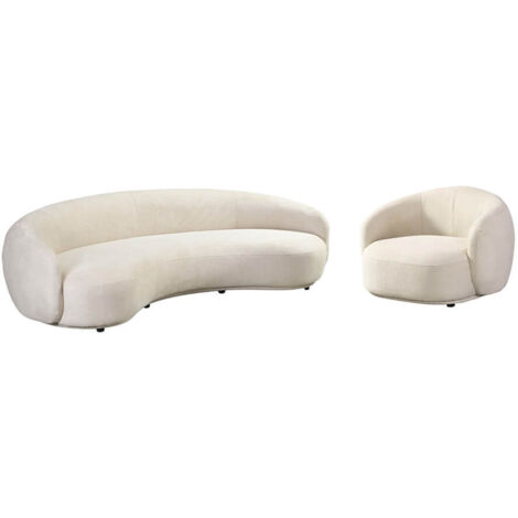 Home Deluxe Ensemble de salon CASARA - Beige (1/5)