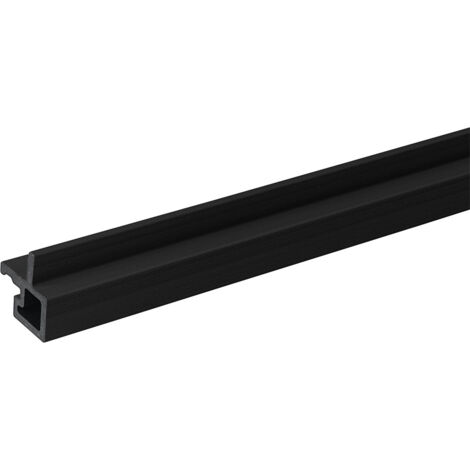 HOME DELUXE Profilé d'angle en WPC pour revêtement de façade SANO anthracite - Quantité : 20