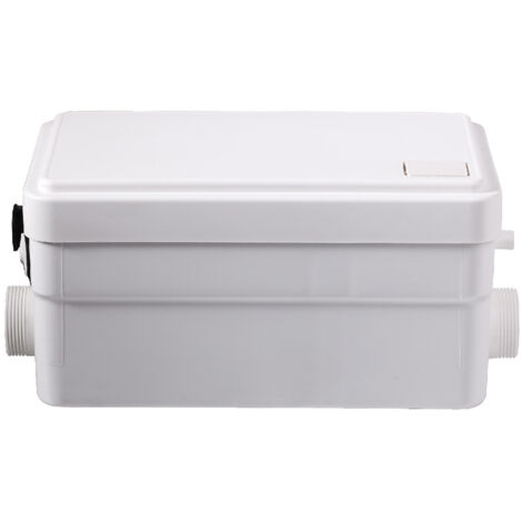 Pompa doccia silenziosa per sanitari, 250 W, pompa di scarico compatta per docce, lavelli, vasche da bagno, 2 ingressi