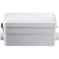 Pompa doccia silenziosa per sanitari, 250 W, pompa di scarico compatta per docce, lavelli, vasche da bagno, 2 ingressi