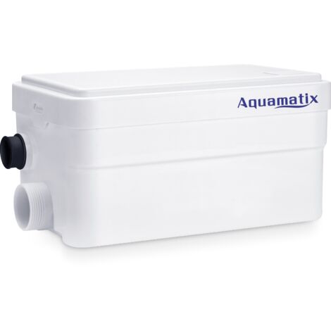 Aquamatix Duscha 250W Sanitary Silent waste pump, Lift pump Shower equipped with Two inlets