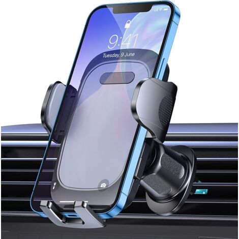 Handyhalterung Auto, 360°drehbar, mit Lüftungsschlitz, Ein-Knopf-Entriegelung, Auto-Handyhalterung für Smartphones von 4 bis 7 Zoll