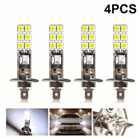 4 stücke LED H1 LED Auto 12V 6000K Weiß 12W LED Auto Nebel Treibende ...