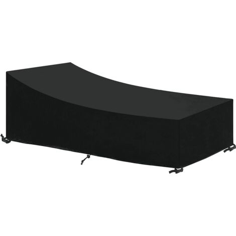 Liegestuhl-Abdeckung 210x75x40/80cm Outdoor-Liegestuhl-Abdeckung, wasserdichte Sonnenliegen-Abdeckung, Schutzhülle für Gartenliegestuhl, Winddicht, Anti-UV (1/5)
