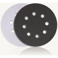 2er-Pack weiche Schleifpads aus Schwamm mit 8 Löchern für Schleifmaschinen, stoßfest und mit Geräuschreduzierungsschutz (125 mm)