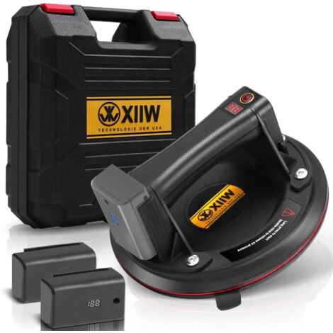 2x Ventouses électriques Denotip 250Kg – Avec 4 Batteries – Pour Carrelage Et Verre