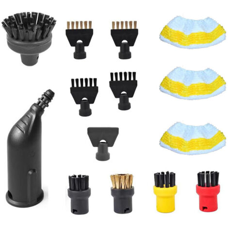 ACCESSOIRE DE NETTOYAGE À VAPEUR KIT DE BROSSES pour Kärcher SC1 SC2 SC3 SC4 SC5 (1/5)