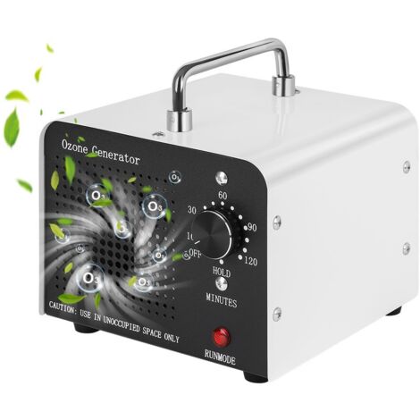 Générateur d'ozone 60000 mg/h, machine de désinfection à l'ozone, élimination des odeurs de formaldéhyde, la plage de purification est jusqu'à 400㎡ (1/5)