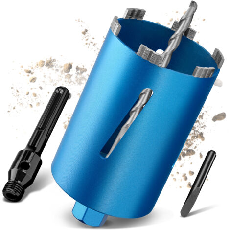 Couronne Diamant Turbo Pour Béton 52-200mm - Pour Perçage Humide Ou Sec, Longueur 400/450/500mm - Fabriqué En Allemagne