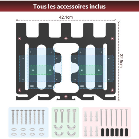 JYiuog Support mural pour porte-batteries et chargeurs Bosch JYiuog Support mural pour porte-batteries et chargeurs Bosch