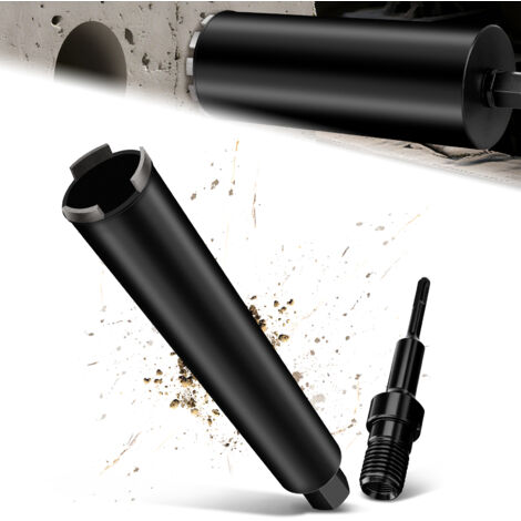 Couronne de Forage Diamantée avec Segment turbo, Ø 25 mm et Adaptateur SDS Plus, Foret avec Emmanchement 1 1/4" Et Longueur Totale de 460 mm (1/5)