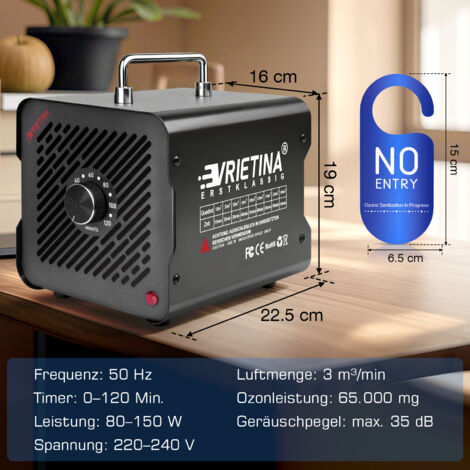 Générateur D'Ozone Machine À Ozone 32000 Mg-H Purificateur D'Air Avec