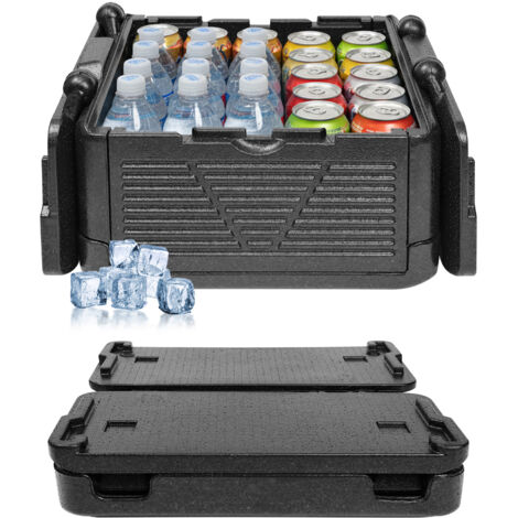 Boîte isotherme, Pliable, 26 litres, Peut contenir jusqu'à 15kg, 43 x 43 x 25 cm, Il peut maintenir la chaleur ou le froid