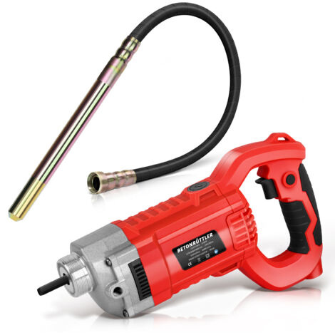 6800U/min Vibrateur à Béton 2100W 220Hz Moteur Puissant, 1.5M Aiguille Vibrante Pour Beton est de Ø38 mm Vibration Vibreur à Ciment pour Mélanger le Béton, Routes, Tunnels et Bâtiments